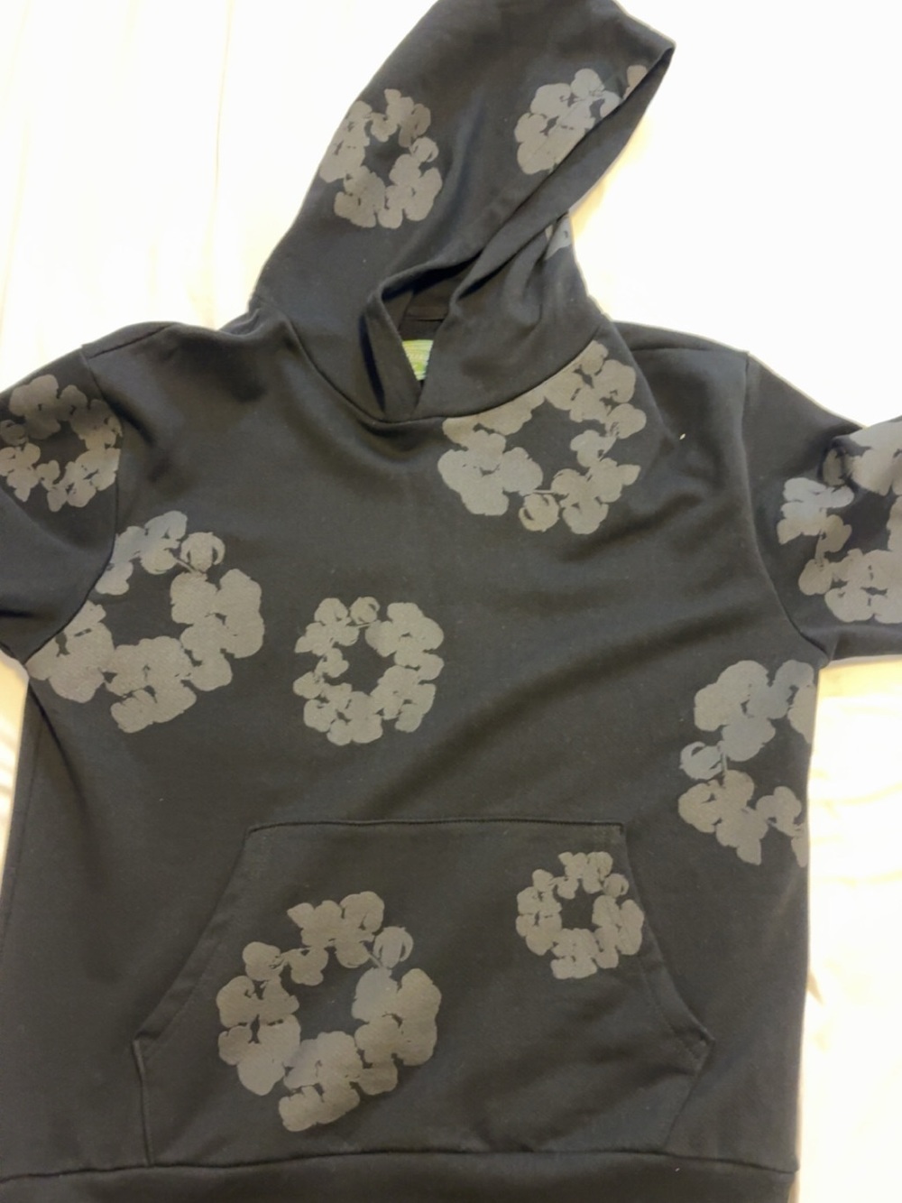 Mens size medium denim tear hoodie